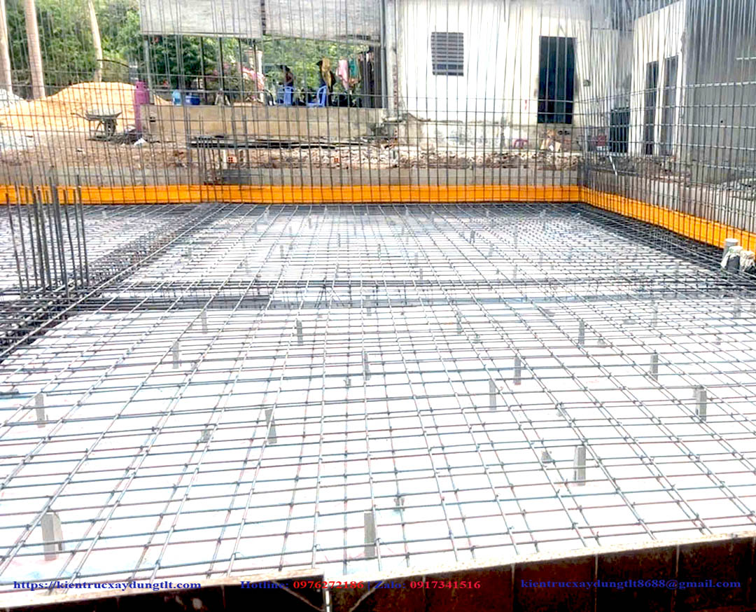 Thi công đan sắt thép