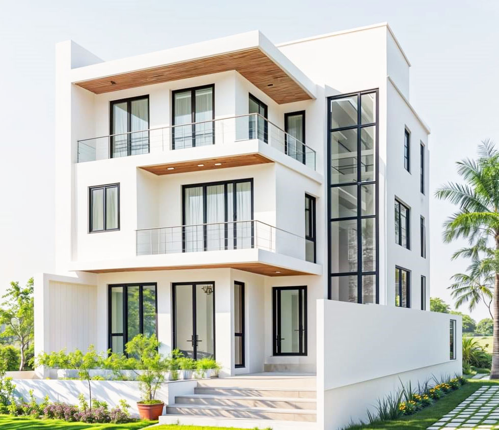 Mẫu nhà 1 trệt 2 lầu