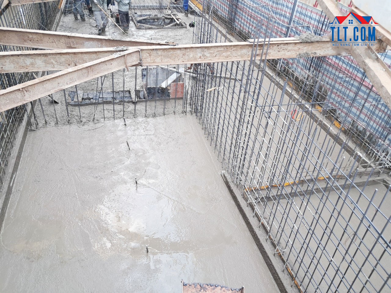 Đổ bê tông sàn