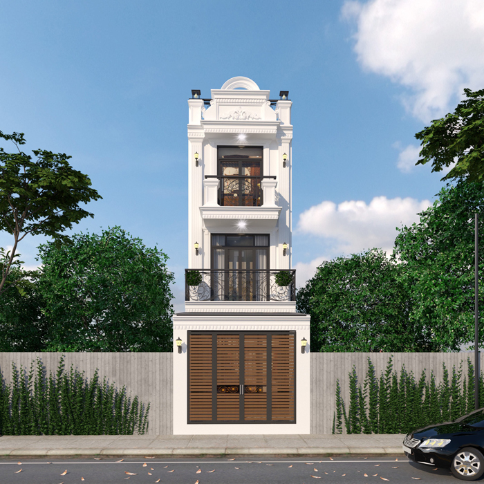 xây nhà trọn gói phong cách tân cổ điện