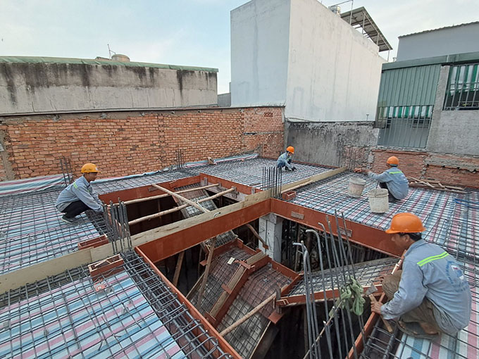 đội ngũ thi công xây dựng nhà phần thô