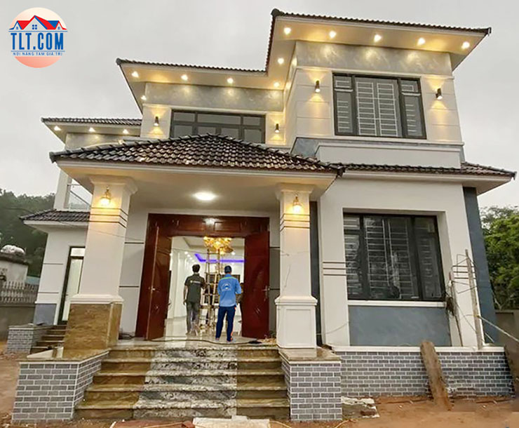 Hoàn thiện 90% biệt thự mái nhật tại Quận 12