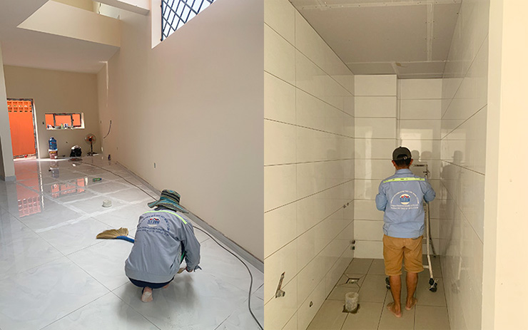 Thi công ốp lát gạch