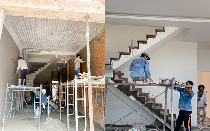 Thi công công trình xây dựng nhà trọn gói quận 12