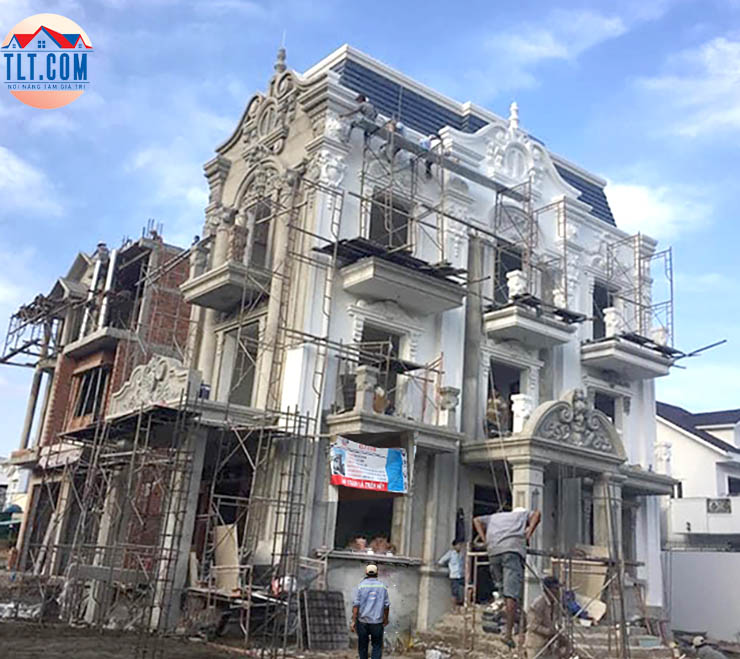 Thi công xây biệt thự phần thô tại Quận 12