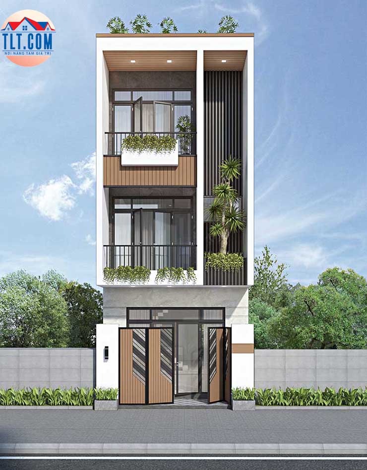 Mẫu nhà phố hiện đại 3 tầng