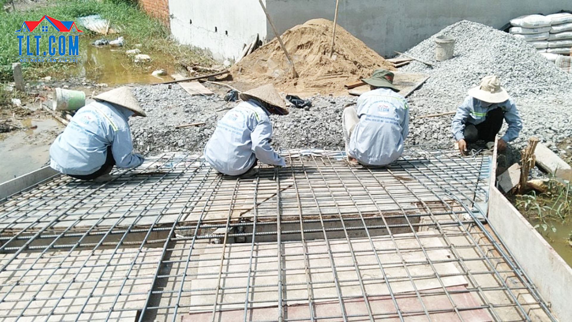 Các công đoạn xây nhà