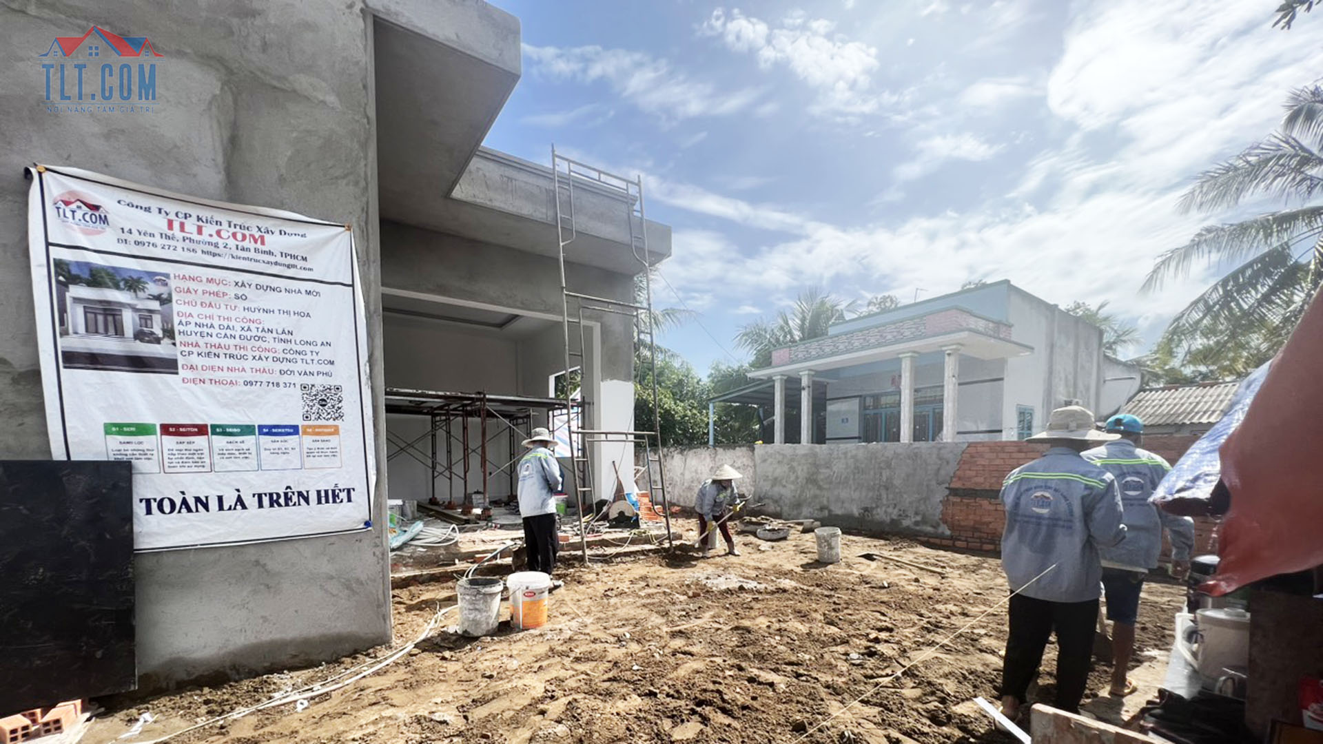 Thi công xây dựng nhà TLT