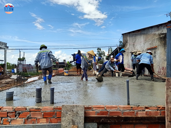 Giá xây nhà phần thô tại Long An