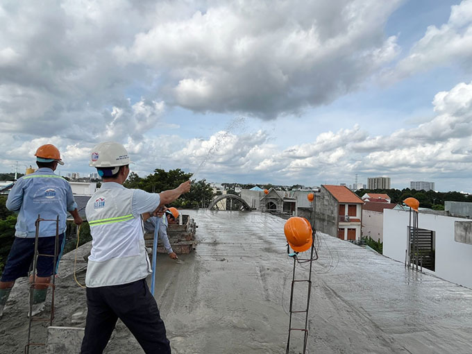 Thi công đổ bê tông 