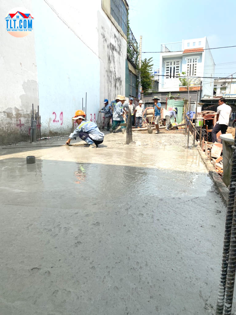 thi công đổ bê tông