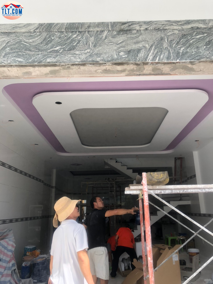 Hạng mục thi công ốp lát trần xây nhà trọn gói