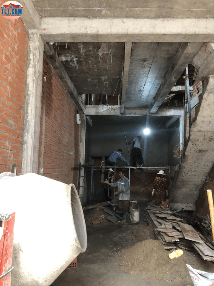 Công đoạn tô trát