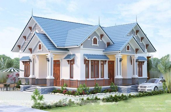 Thiết kế mẫu nhà mini cấp 4 mái thái